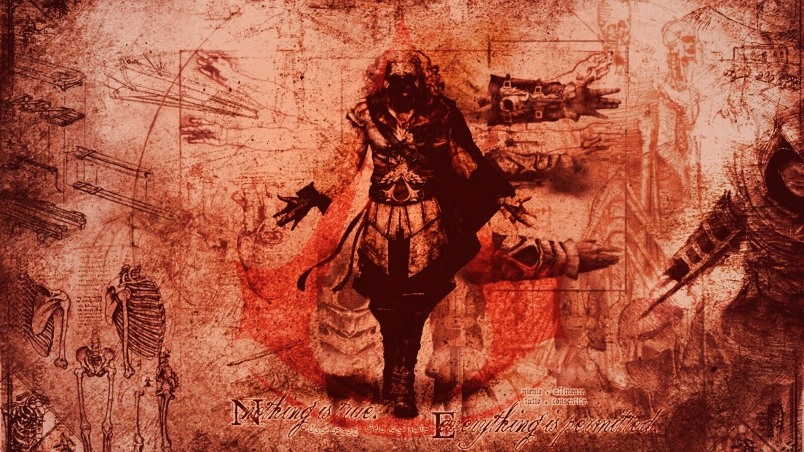 Гравюра Assasins Creed обои