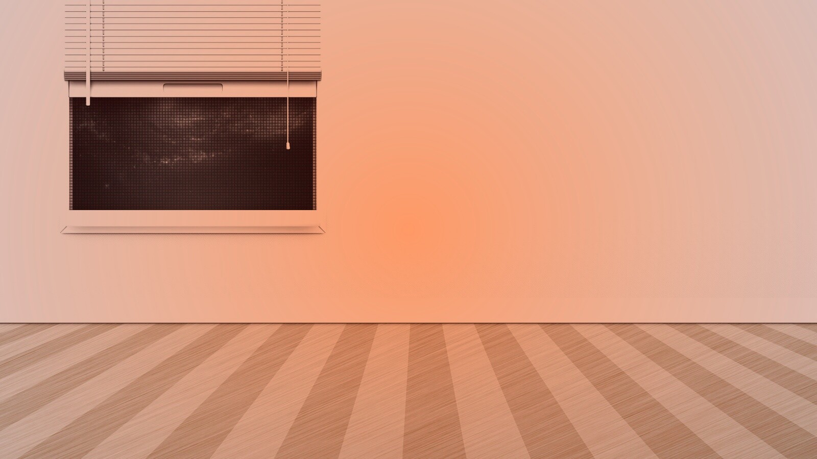 Полосатый пол и стечатое окно обои