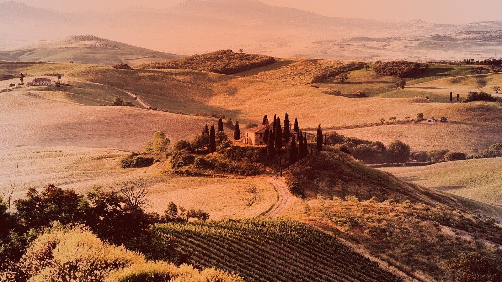 Поместье в Италии обои