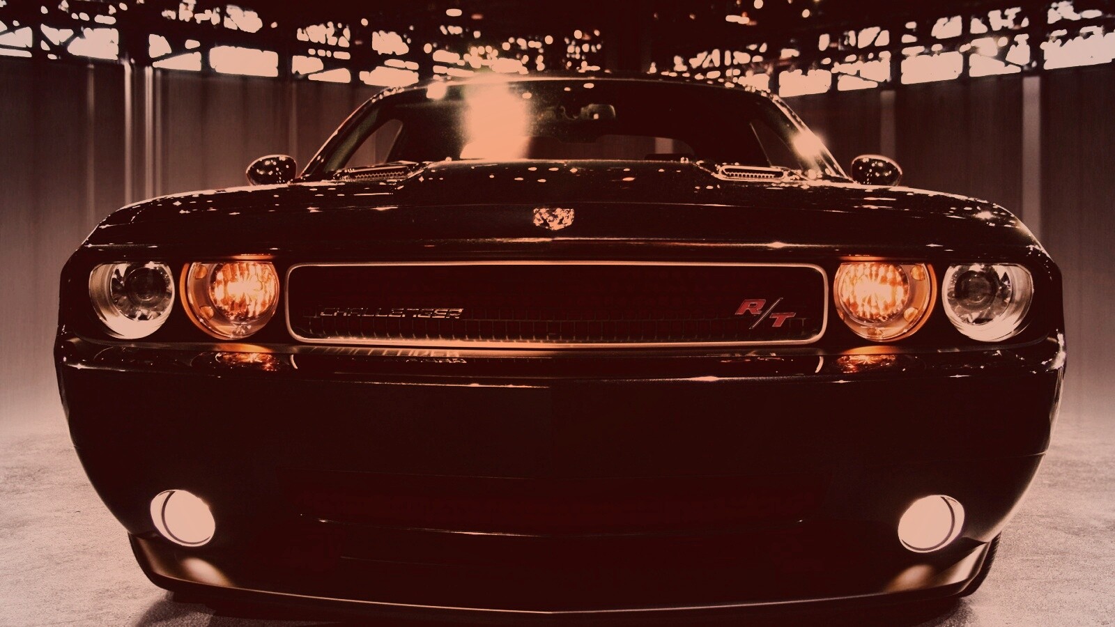 Фары Dodge Challender обои