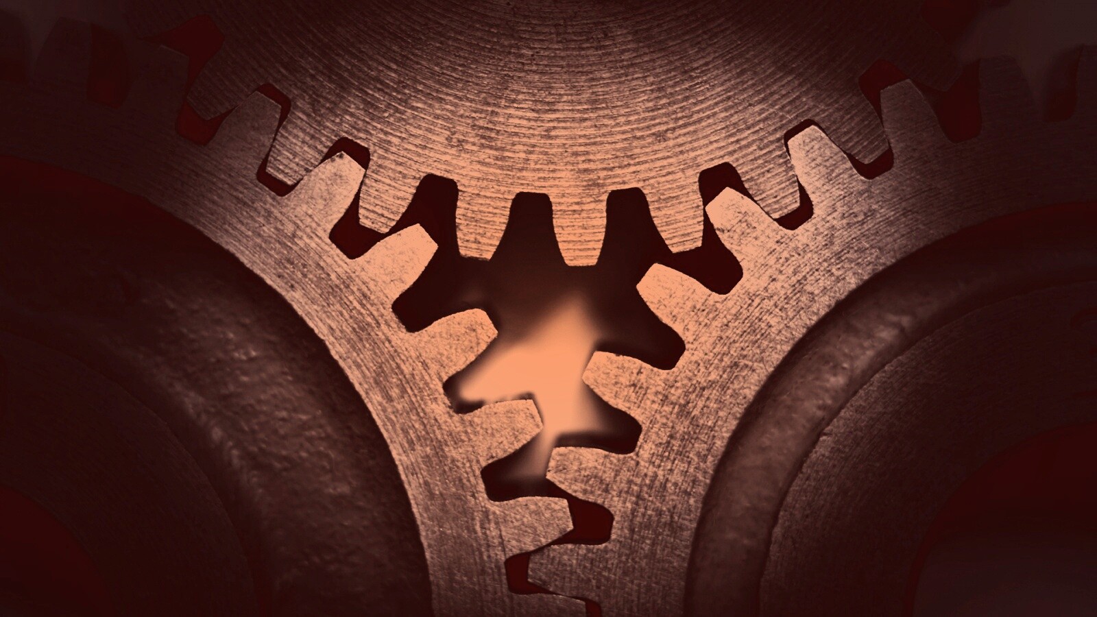 Три сцепленных шестерни обои