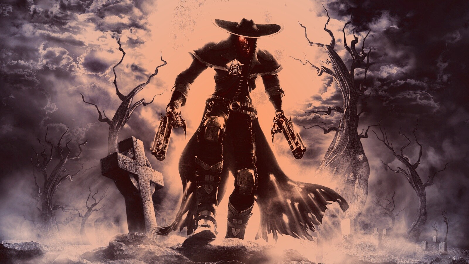 Мертвец с пистолетами обои