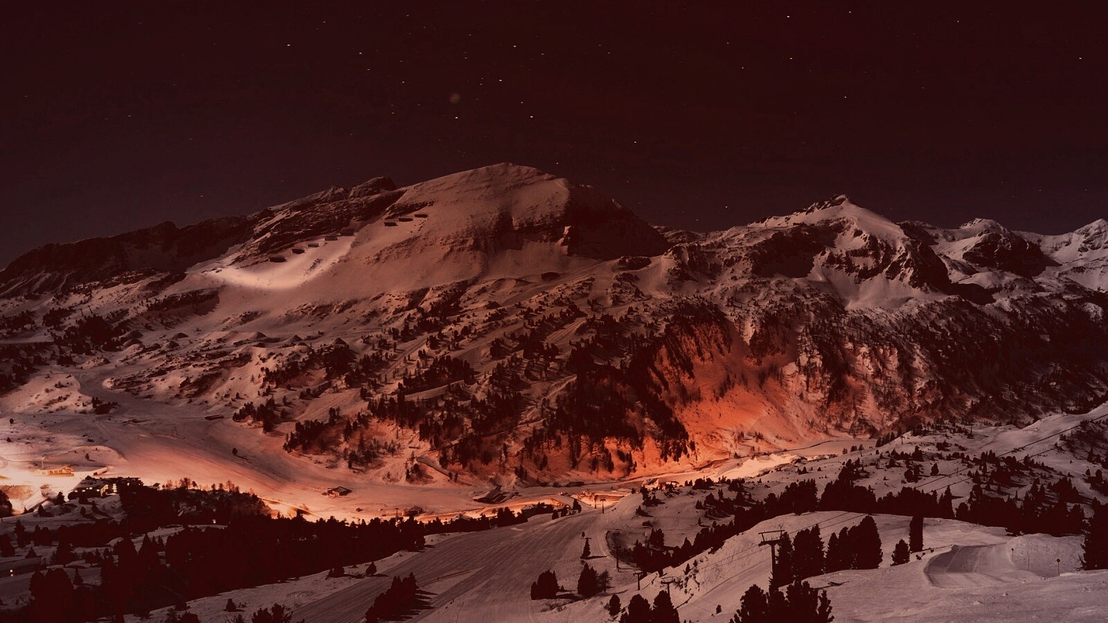 Горнолыжный курорт обои