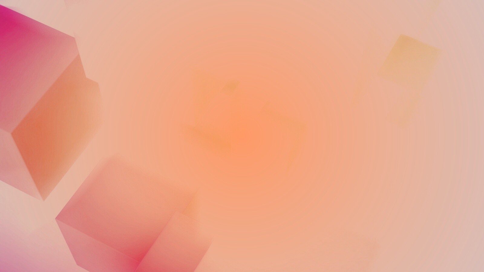 Розовые и желтые кубики обои