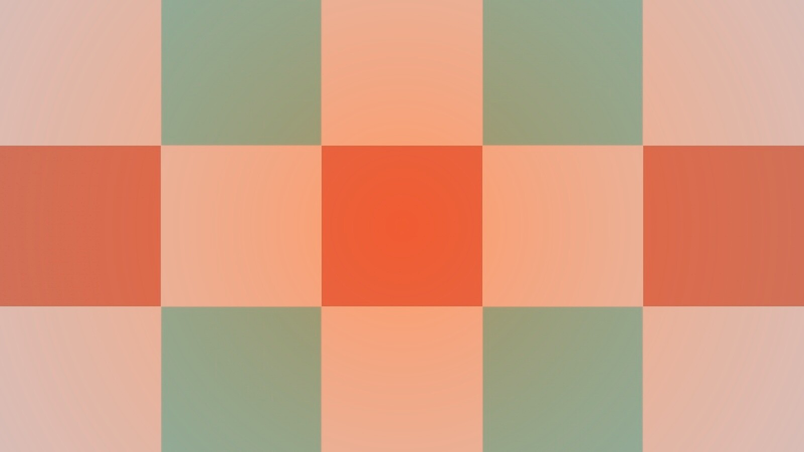 Оранжевые голубые и белые клетки обои