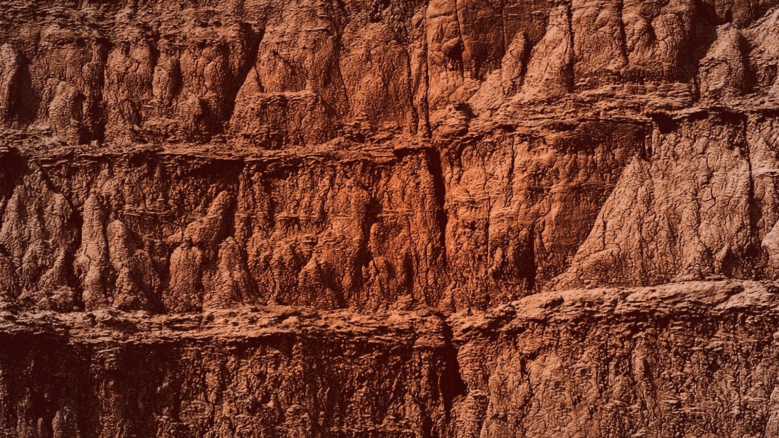 Скалистый обрыв обои