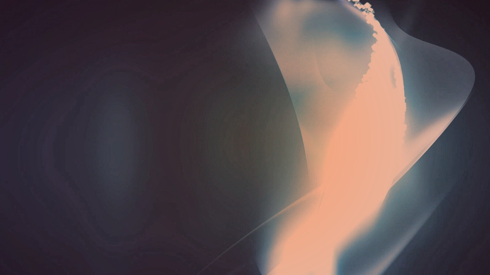 Светящаяся вертикальная волна обои