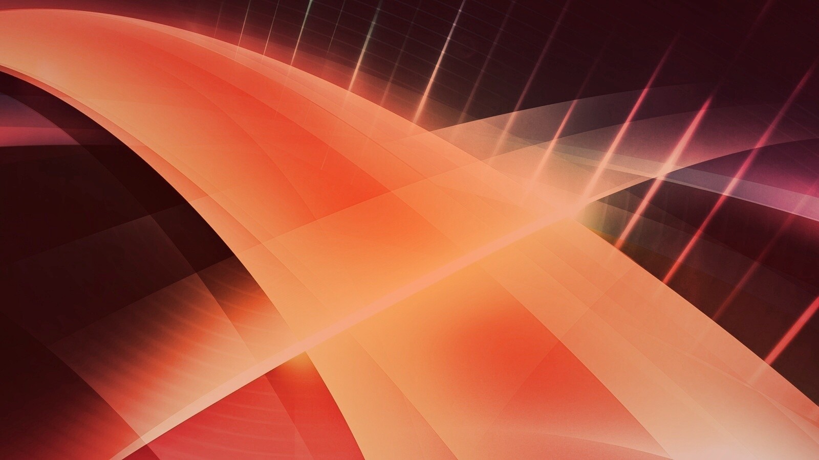 Пересекающиеся оранжевые полосы обои