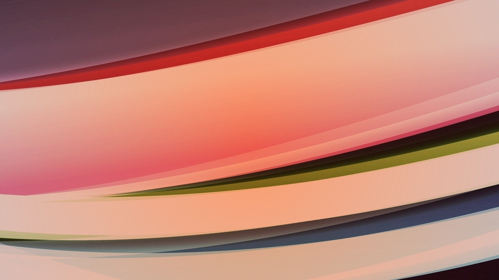 Разноцветные объемные полосы обои