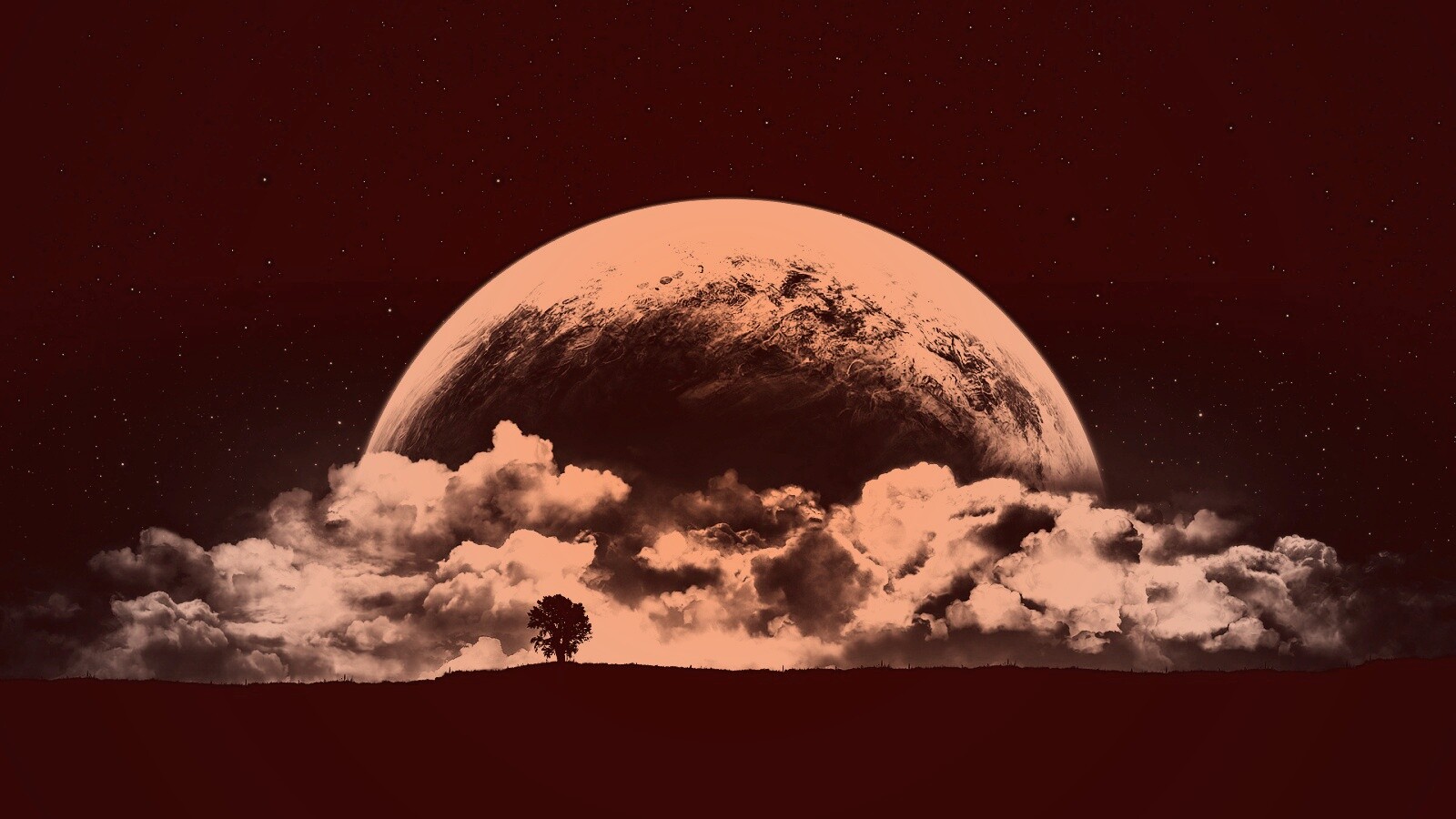 Наедине с вселенной обои