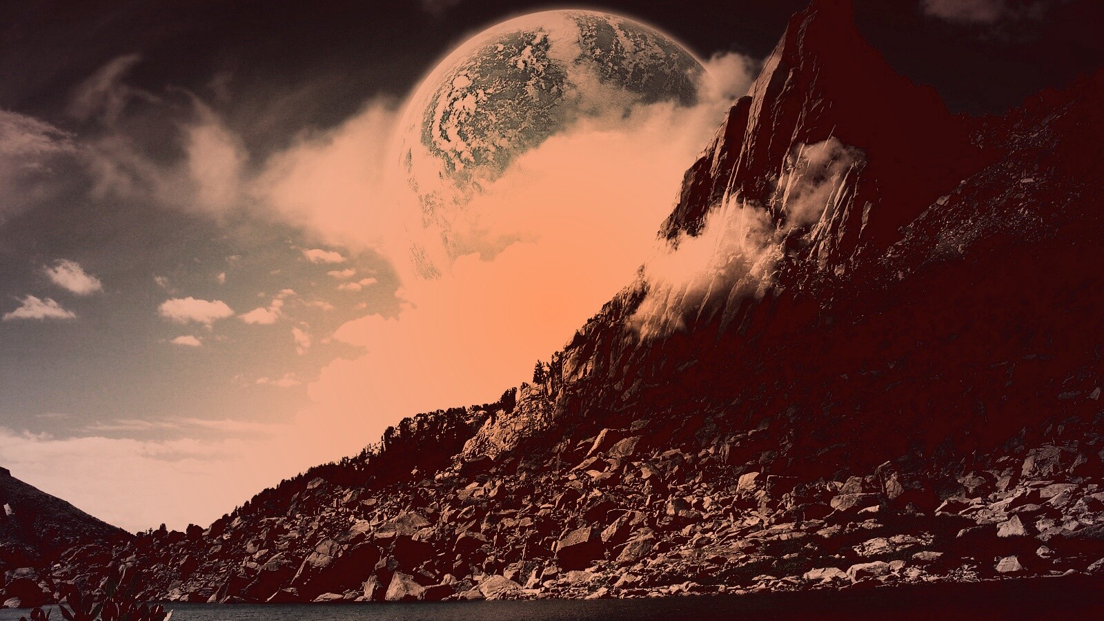 Далекие горы обои