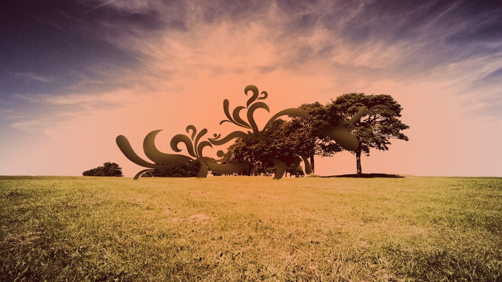 На равнине обои