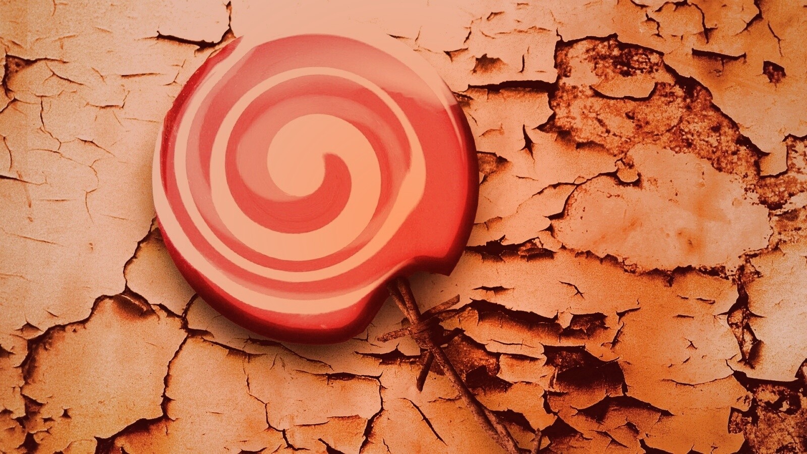 Леденец на палочке обои