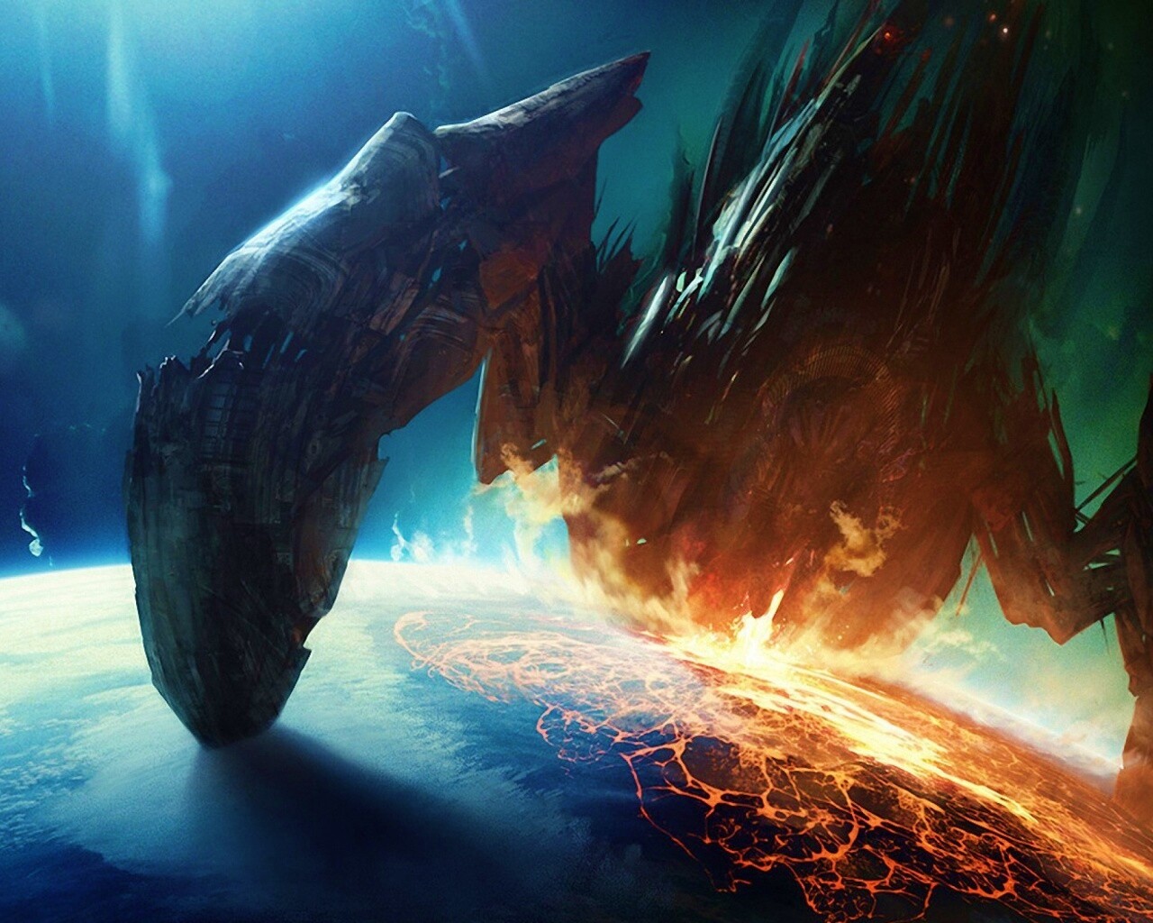 Космический взрыв обои