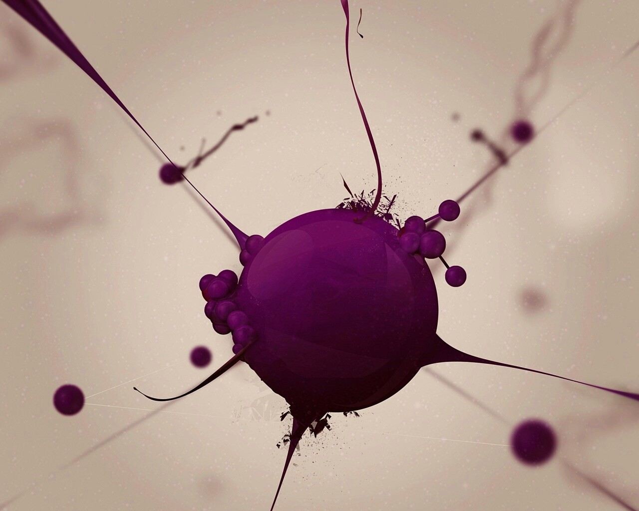 Клякса обои