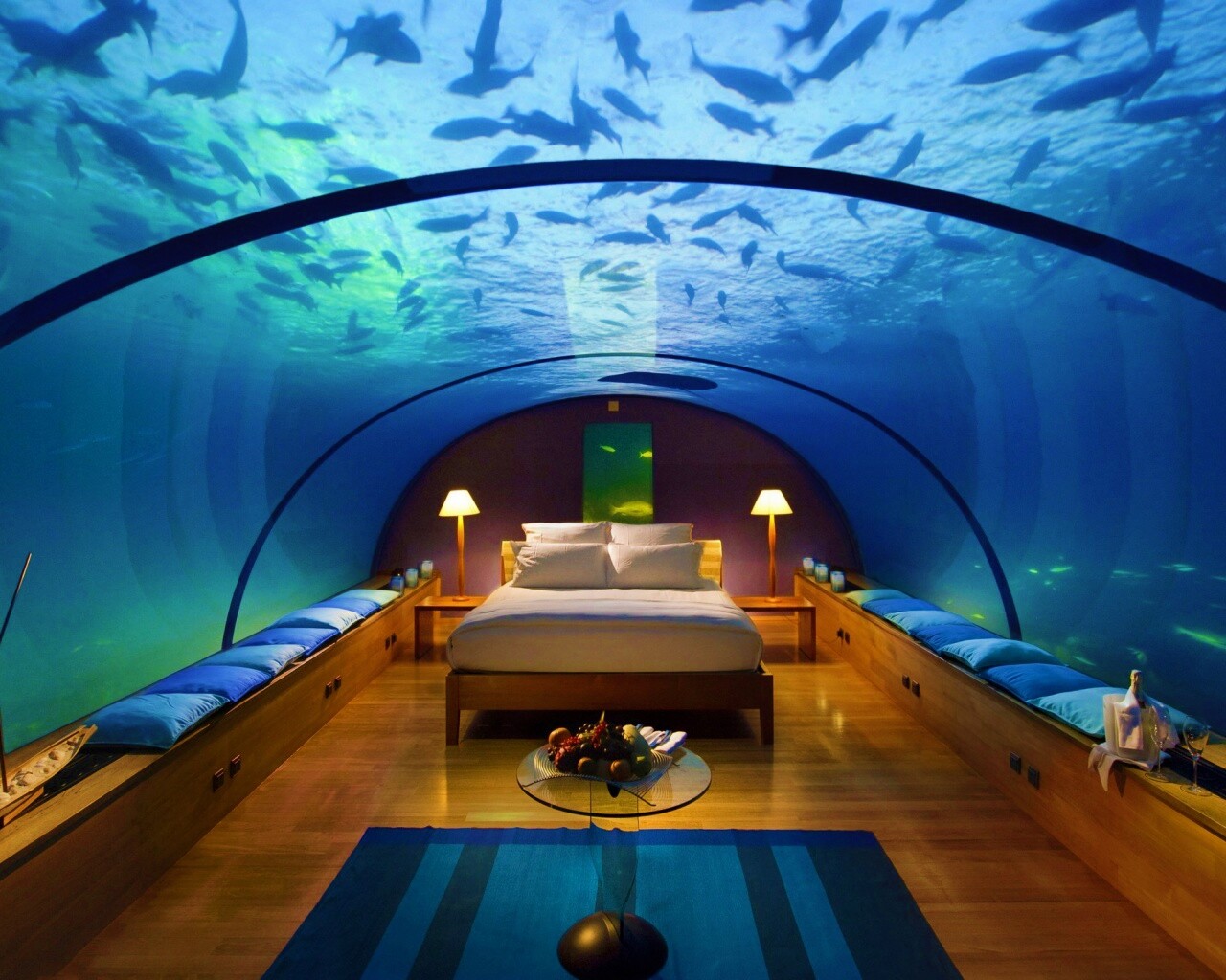 Подводные аппартаменты обои