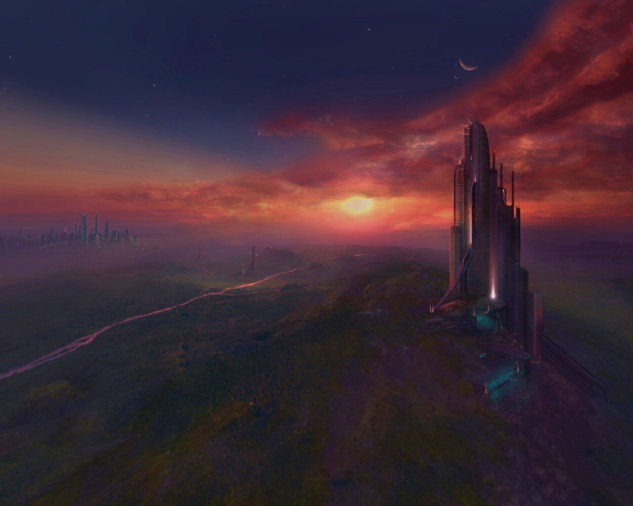 Города будущего обои