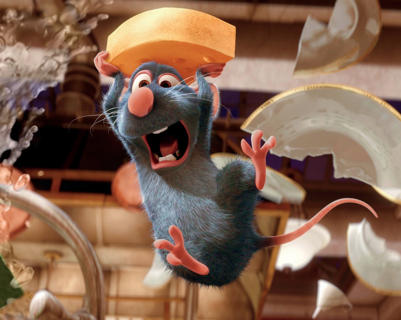 Крыса с сыром из Рататуя обои