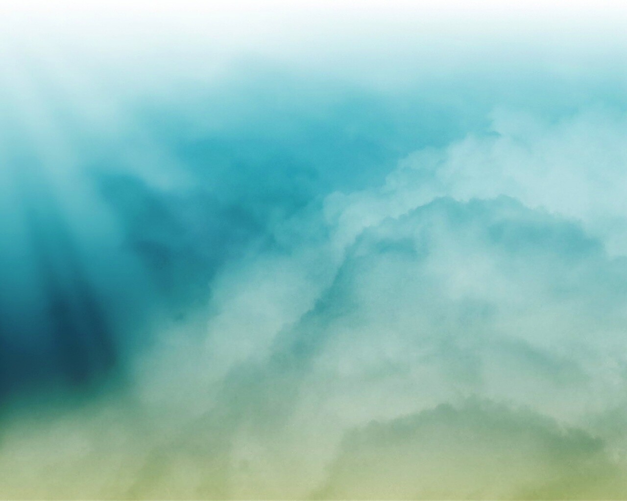 Облака акварелью обои