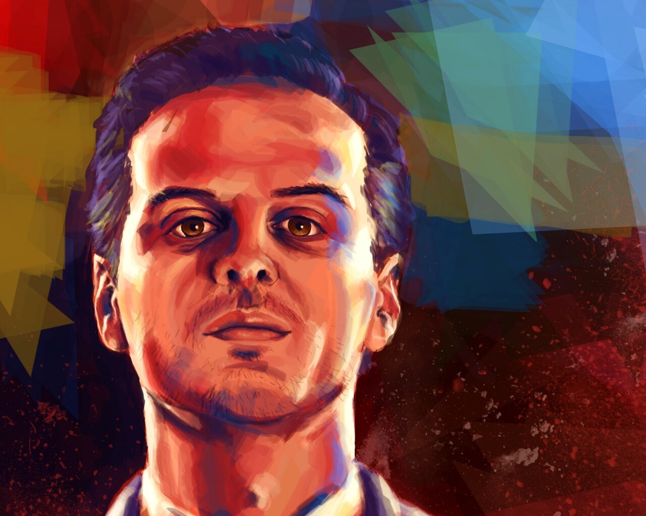 Портрет Джима Мориарти обои