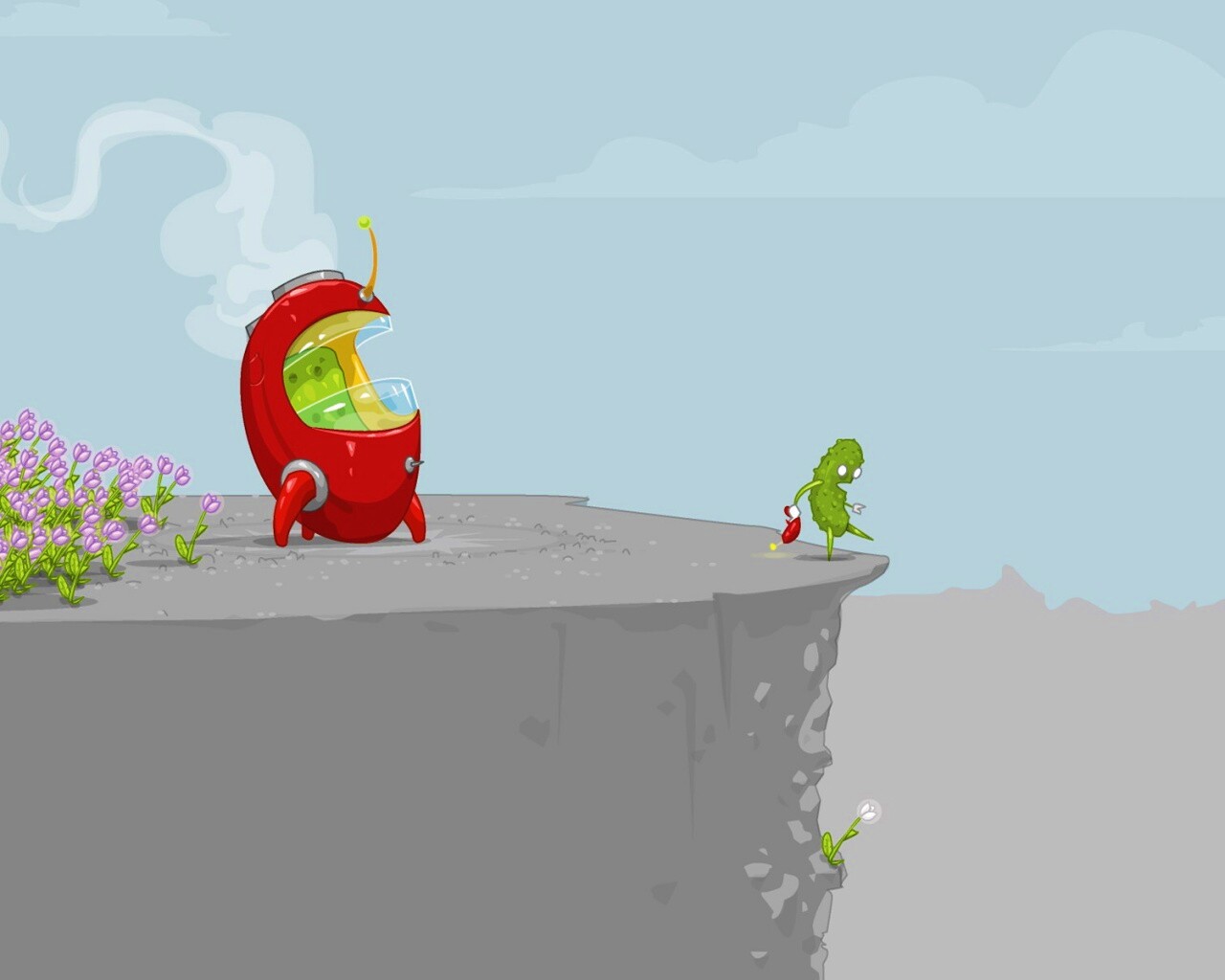 Инопланетное растение обои