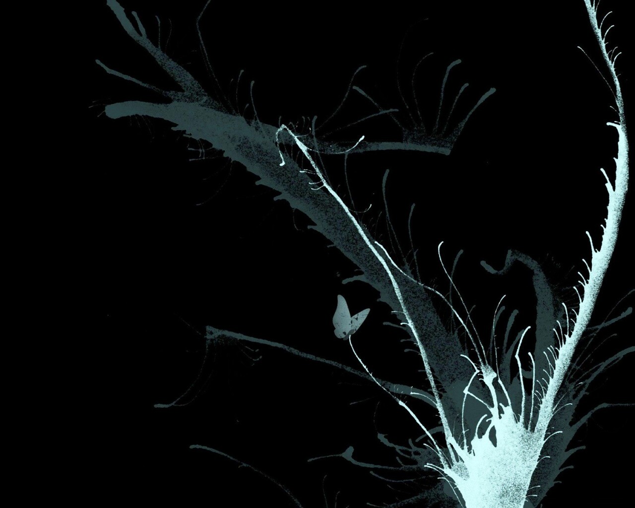 Абстракция из брызг обои