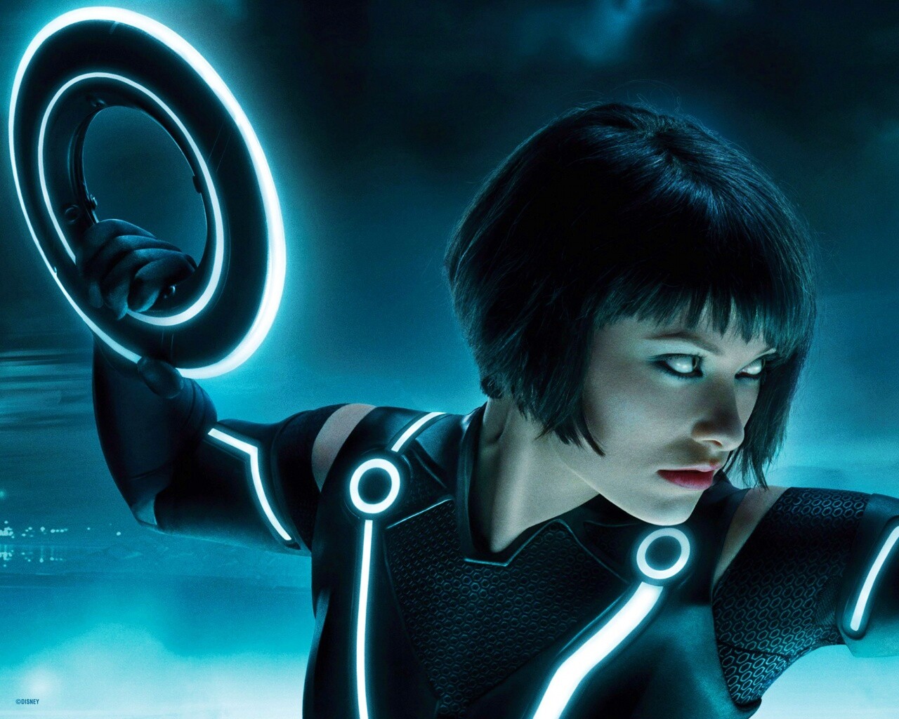 Оливия Уайлд в Трон: Наследие обои