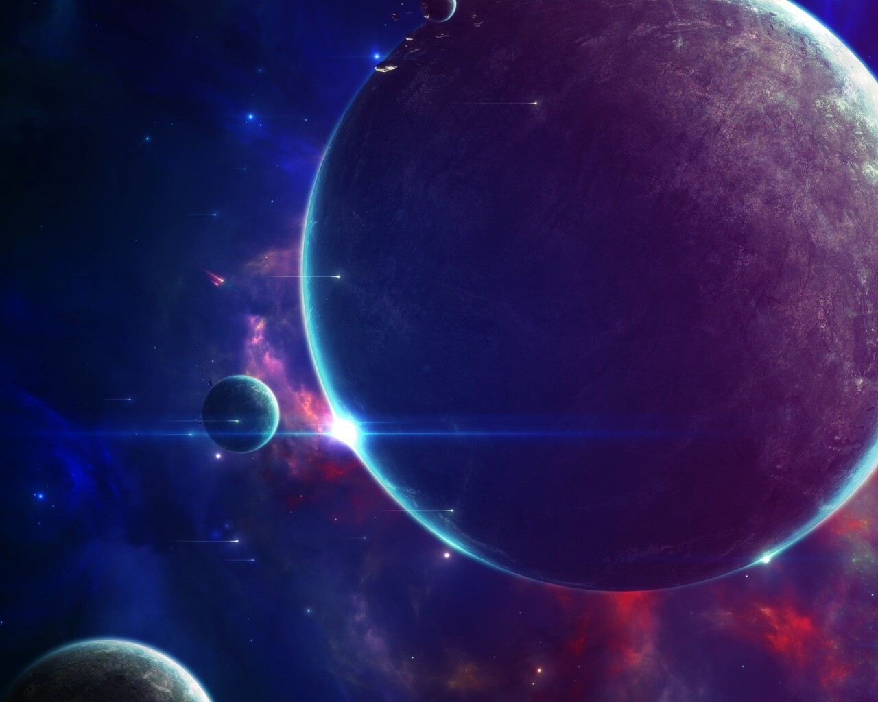 Мелкие спутнки обои