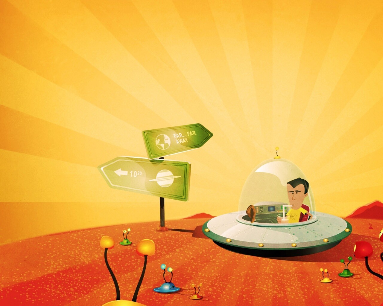 Космическое путешествие обои