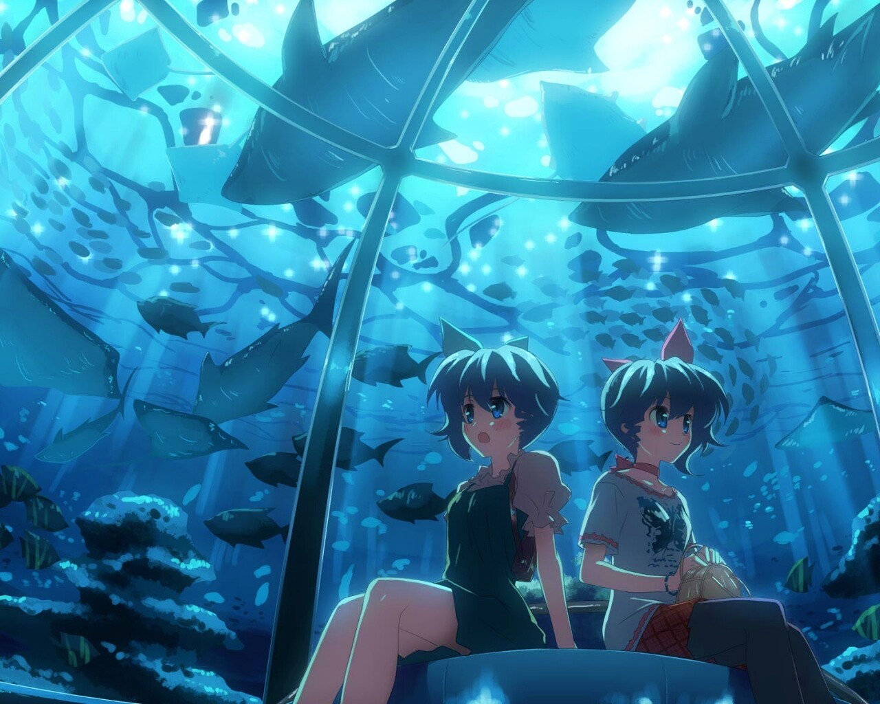 В океанариуме обои