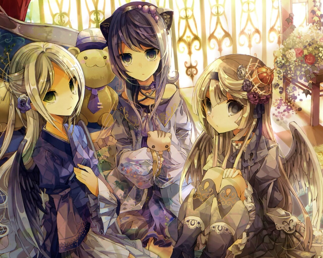 Три лоли обои