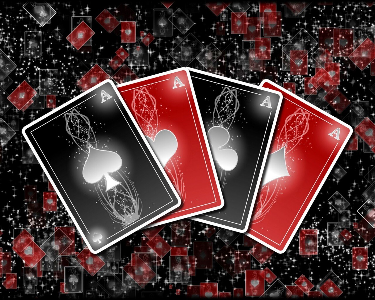 Каре из тузов обои