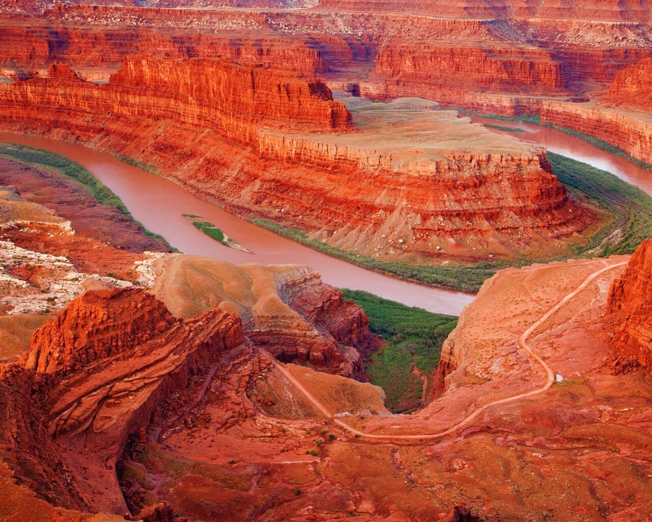 Красный каньон обои