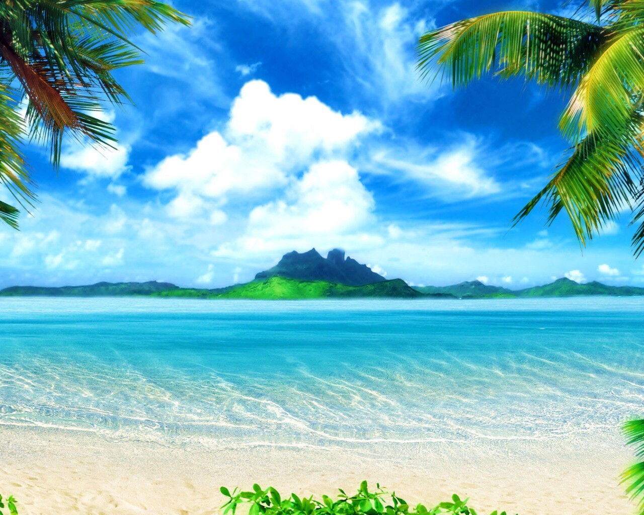 Тропический рай обои