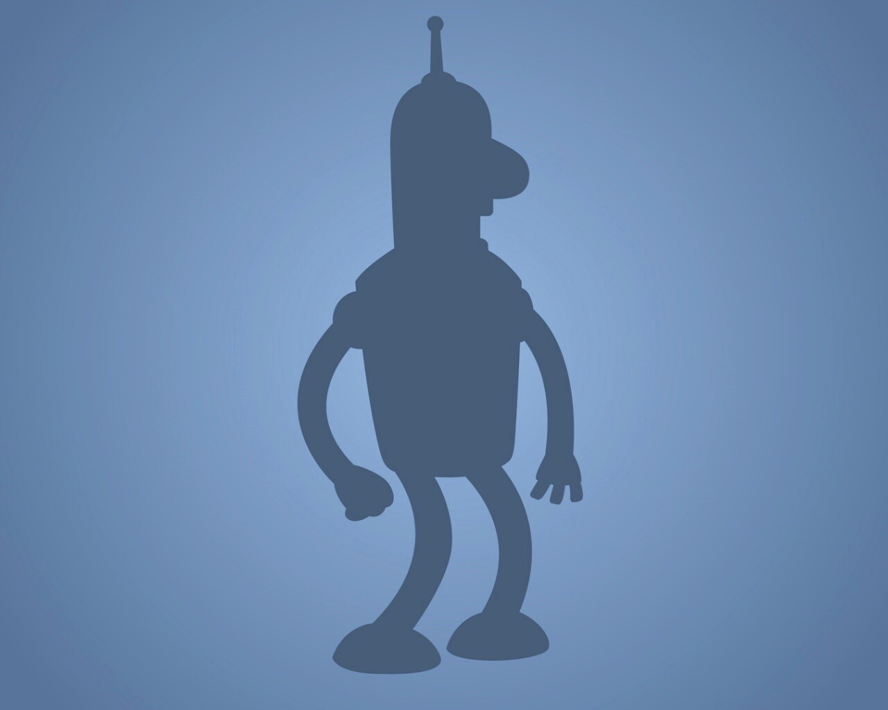 Силуэт Бендера обои