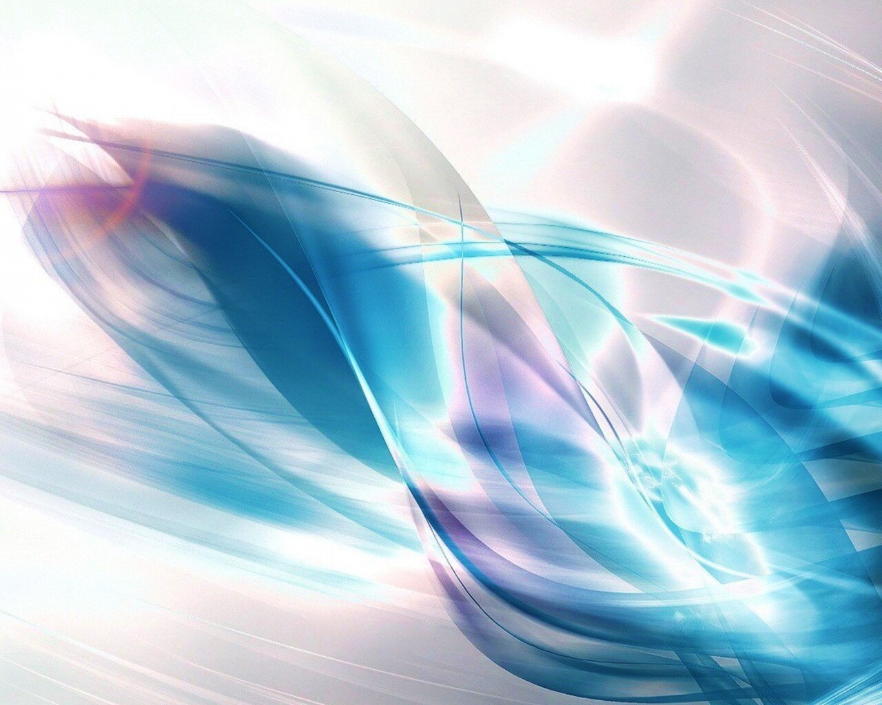 Светящиеся полупрозрачные волны обои