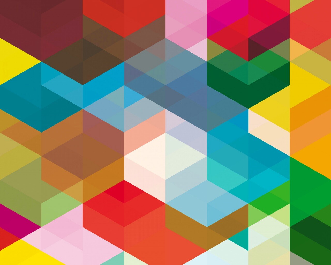 Разноцветные параллелограммы обои