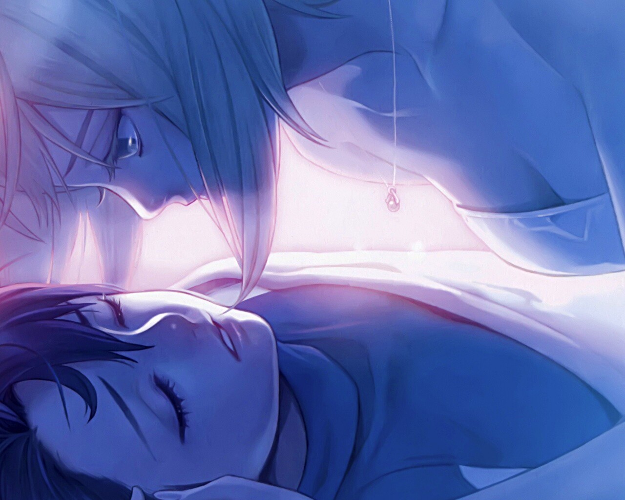 За секунду до поцелуя обои