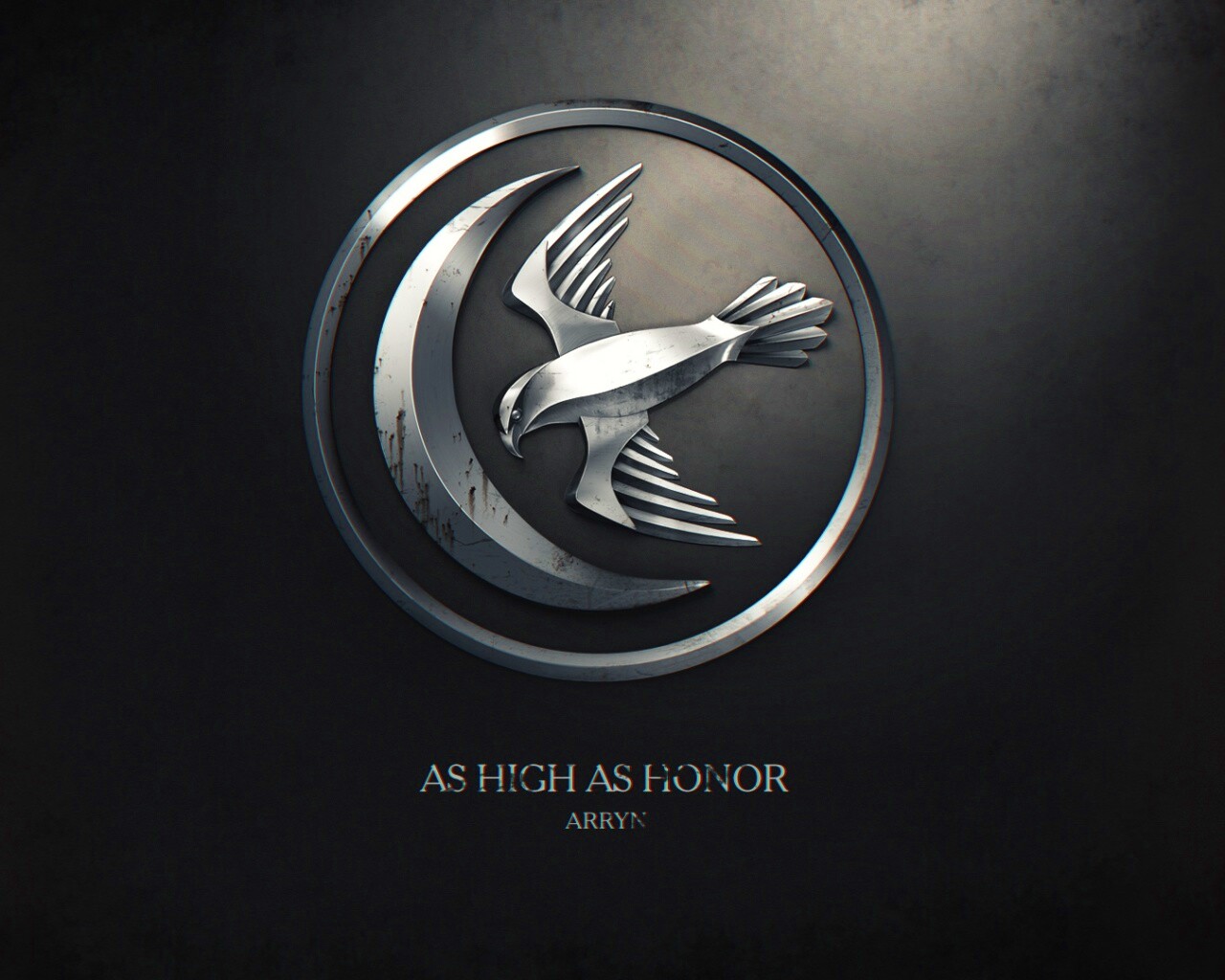 Металлический герб дома Аррен обои