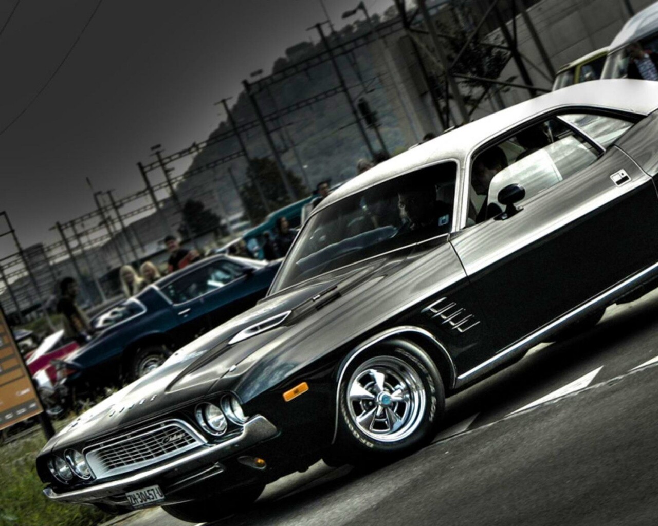 Мускулкар в стиле Mopar обои