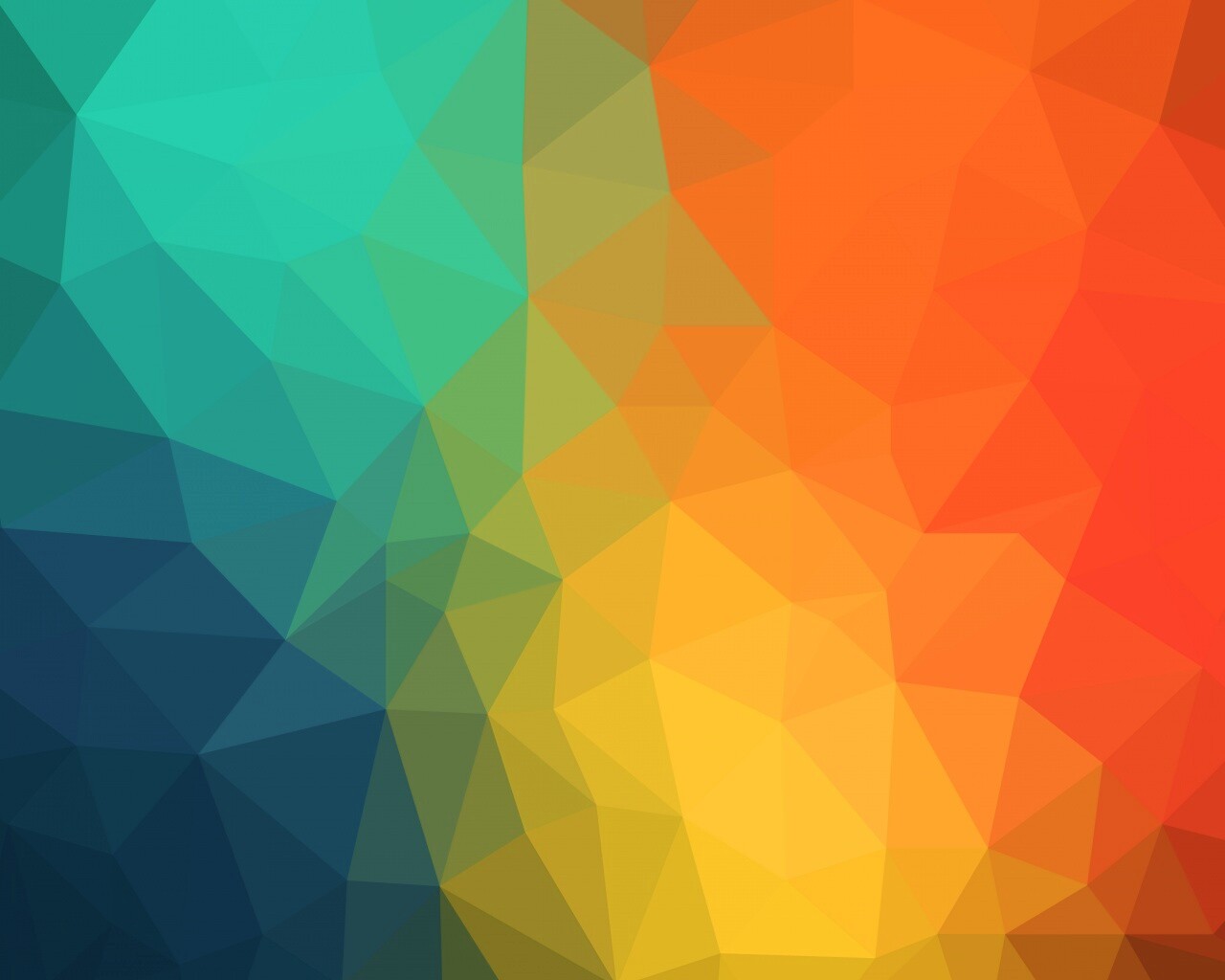 Фон с разноцветными треугольниками обои