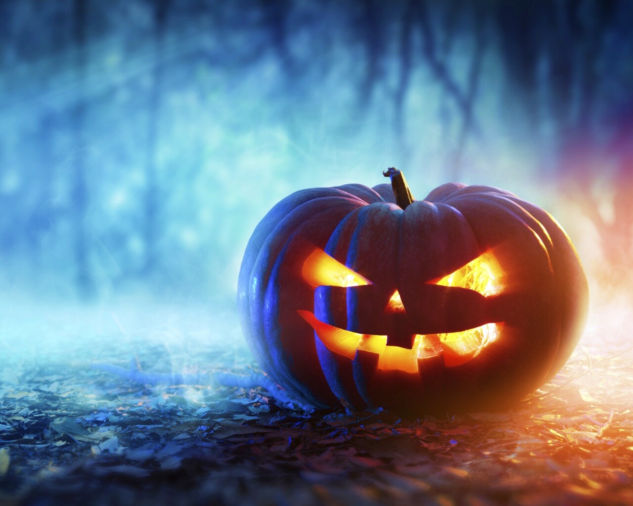 Хэллоуинская тыква обои