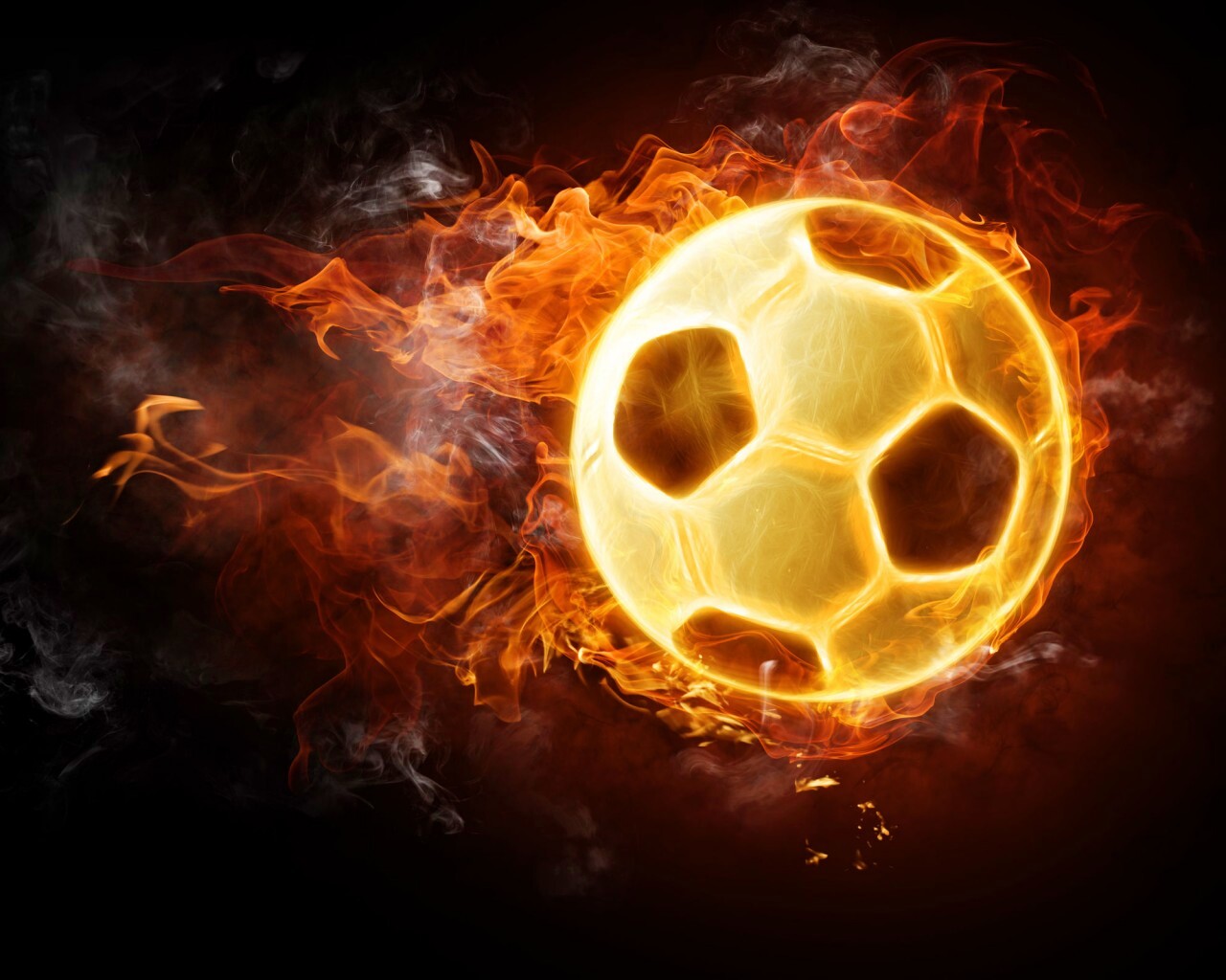 Огненный мяч обои