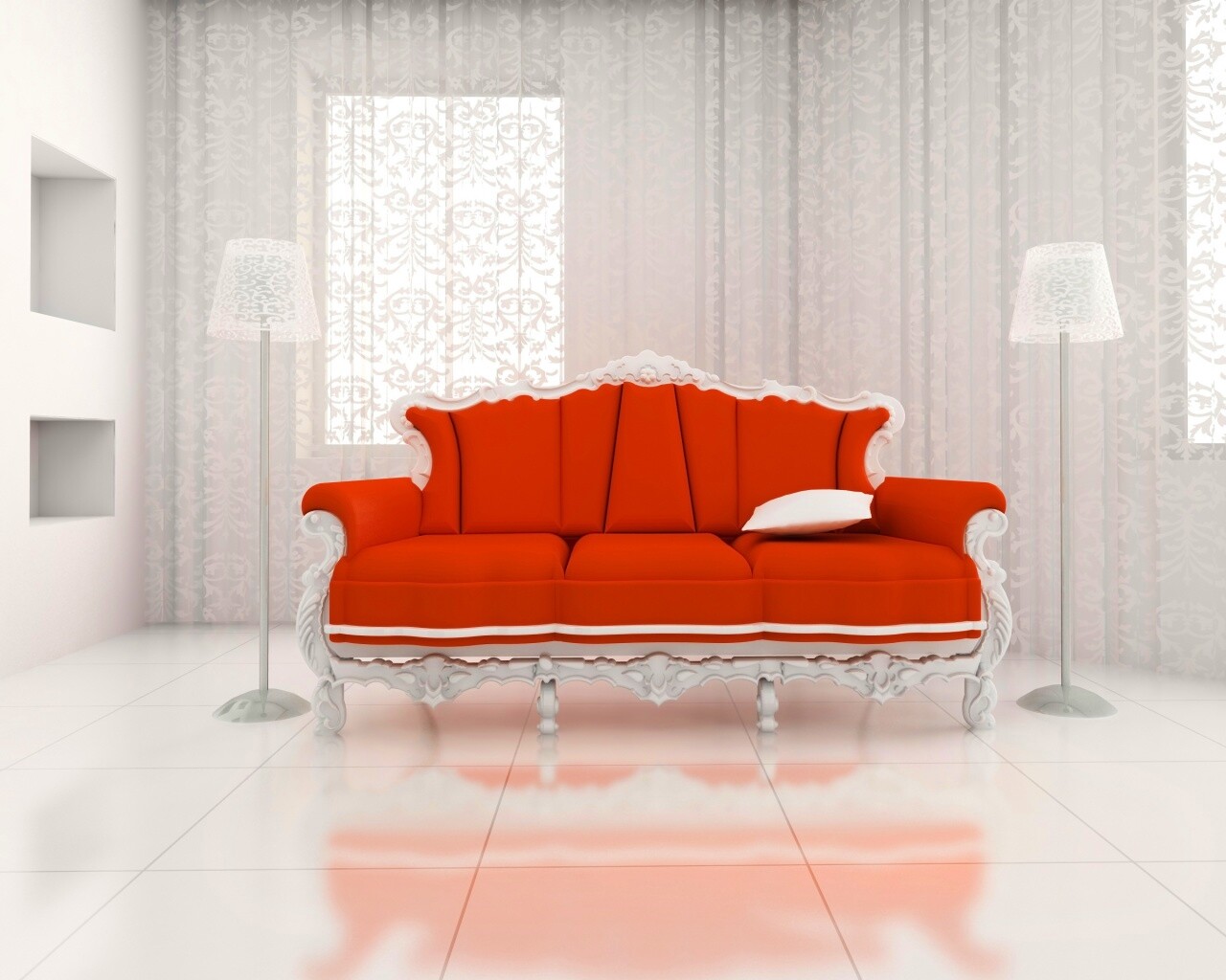 Диван в стиле ампир обои