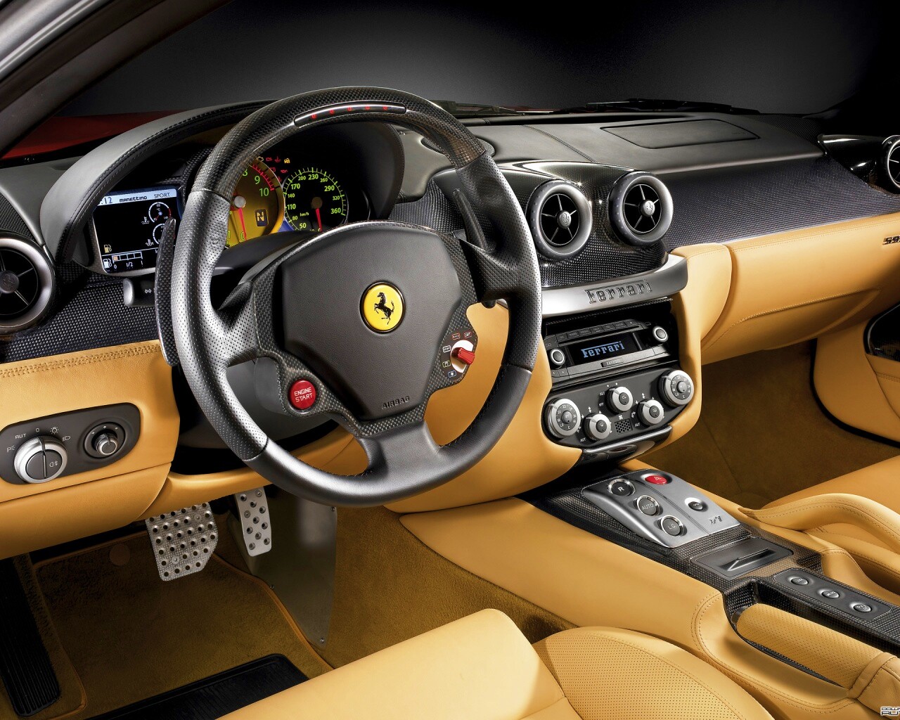 Салон феррари обои