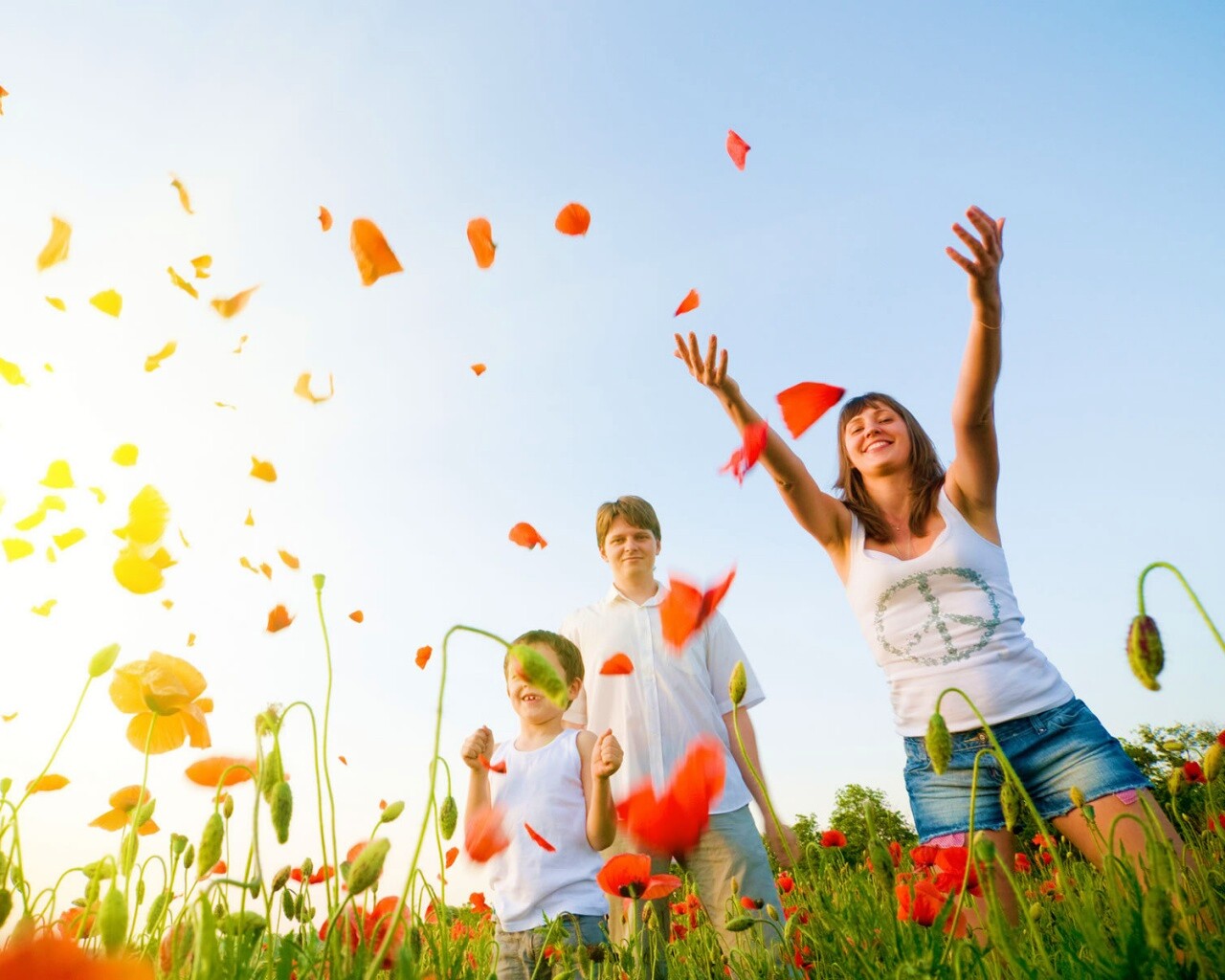 Счастье и радость обои