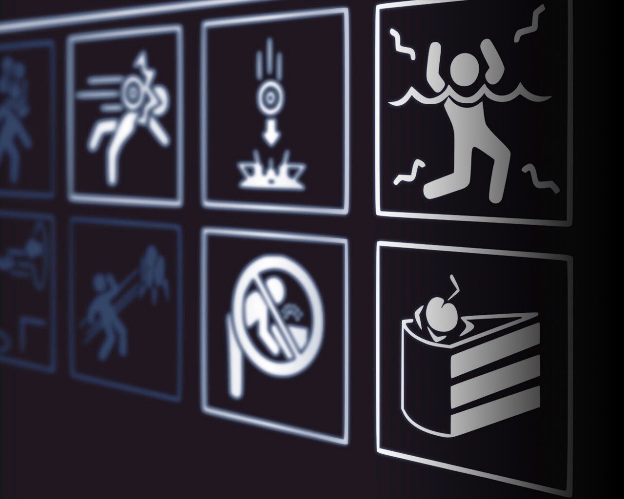 предупреждения Portal обои