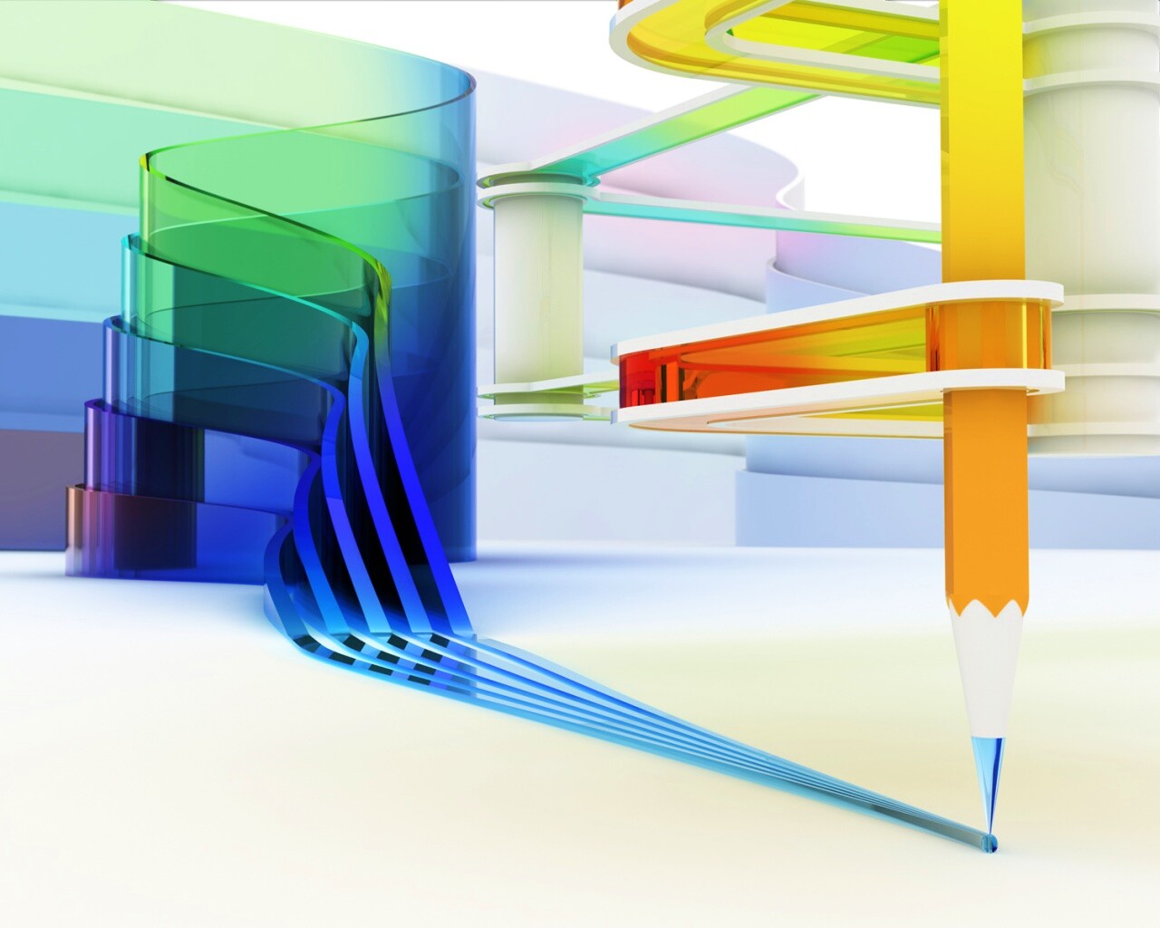 Фантазия карандаша обои