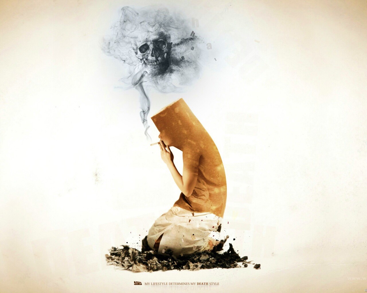 Твоя жизнь определяет твою смерть обои