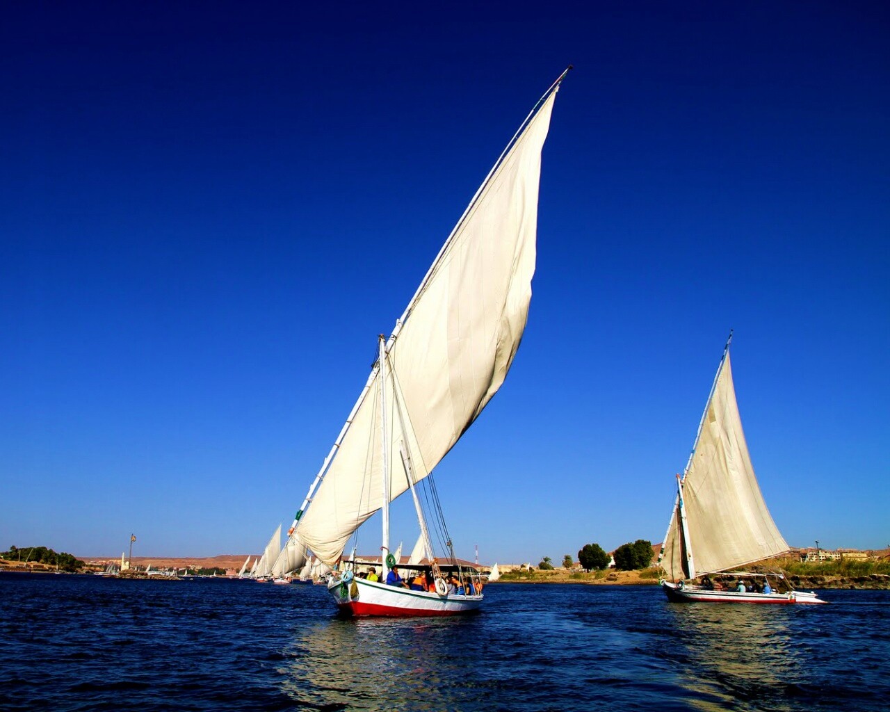 Под парусами обои